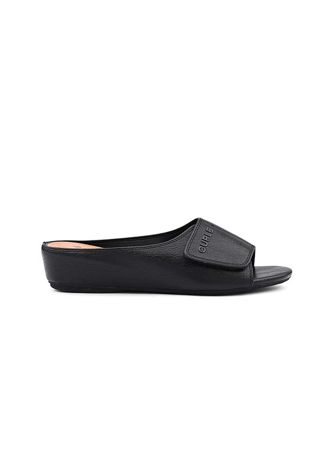 Cuple Women Perforated Mule Flats